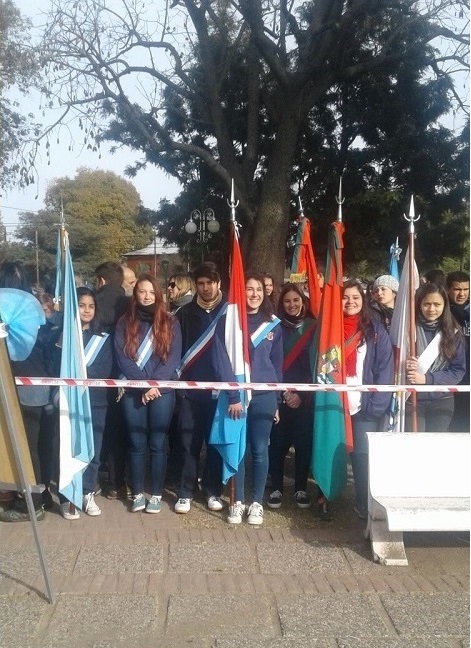 El día de bandera en Villa Allende El día de bandera en Villa Allende